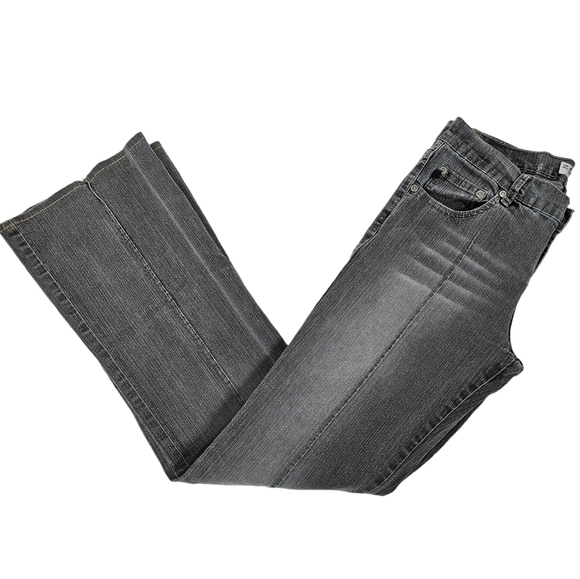 Vintage Z Cavaricci Gray Stretch Denim Flare Jeans Size‎ 9 Juniors L39 - Picture 1 of 11
